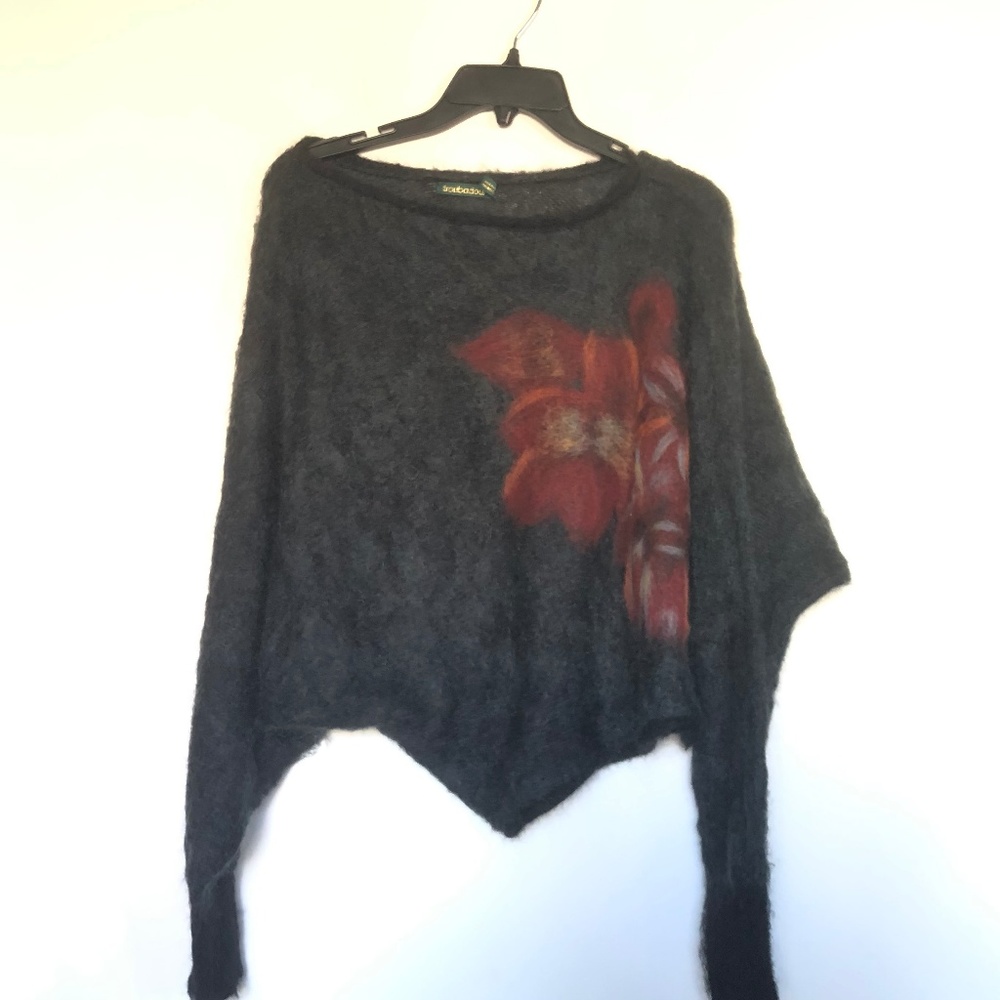 Anthropologie Troubadour Felted Floral Sweater - Picture 4 of 8